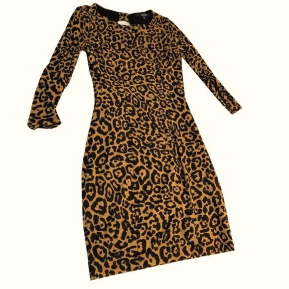 Guess Leopard Print Animal Print Dress - Picture 1 of 3